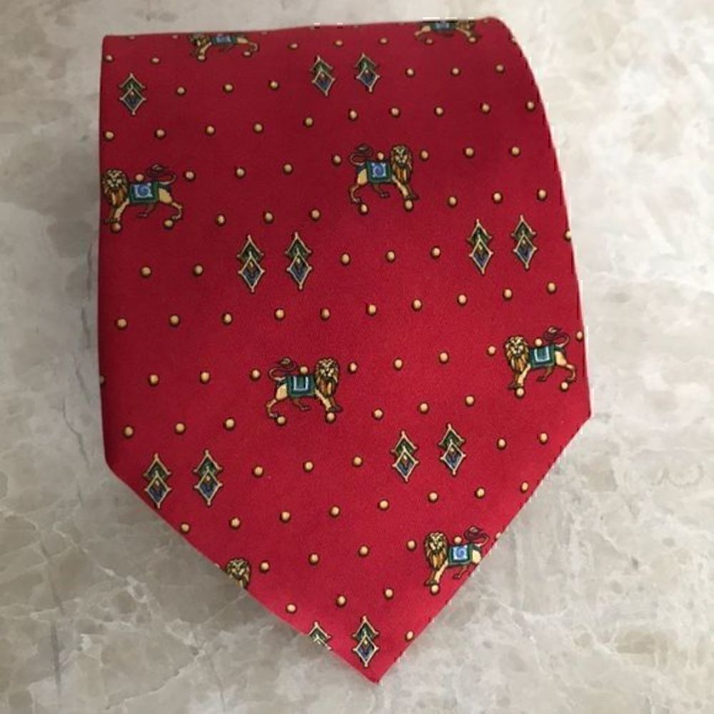 Salvatore FERRAGAMO‎ Made in Italy 🇮🇹 Men’s authentic silk tie - Picture 2 of 8